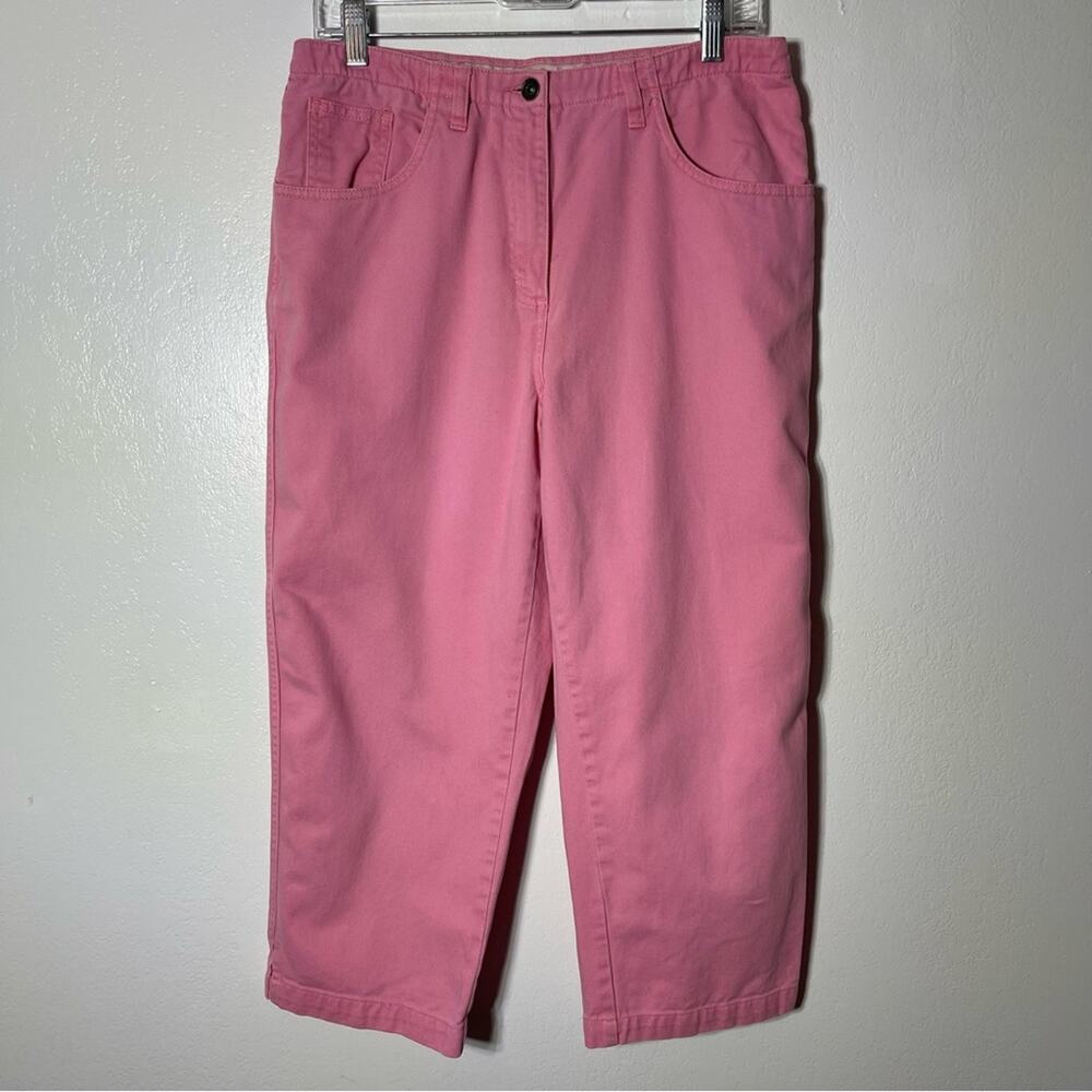 Christopher and Banks, Vintage Pink Denim Capris. Size 10. Excellent condition!